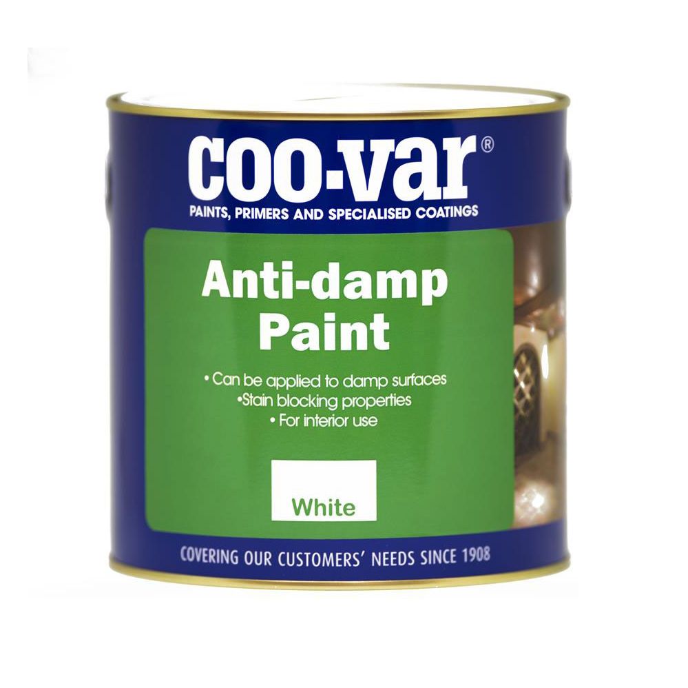 Product image for Coo-var® Anti-damp Paint White 1ltr