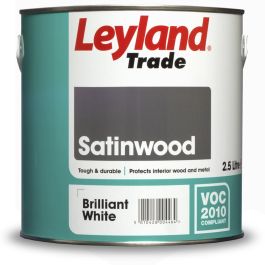 Image of Leyland Trade 2.5Ltr Satinwood Brilliant White