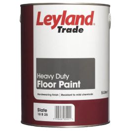 Product image for Leyland Trade 5Ltr Heavy Duty Floor Paint Slate