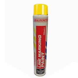Product image for Sealocrete 750ml Sealoline Line Marking Paint Yellow