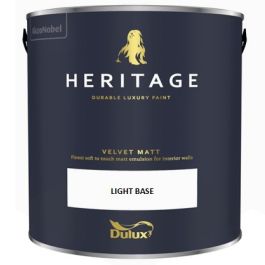 Image of Dulux Heritage 2.5Ltr Matt Light Base 5479774