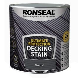 Product image for Ronseal New 2.5Ltr Ultimate Decking Stain Charcoal