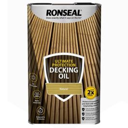 Product image for Ronseal 5Ltr Ultimate Decking Oil Natural
