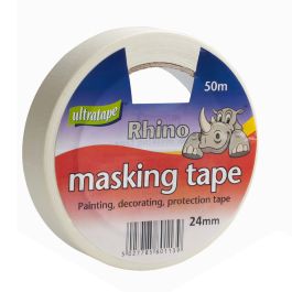 Product image for 25mm x 50m Masking Tape Roll