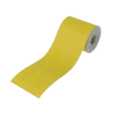 Product image for 115mm x 5m P120 Aluminium Oxide Sanding Roll Yellow 120g