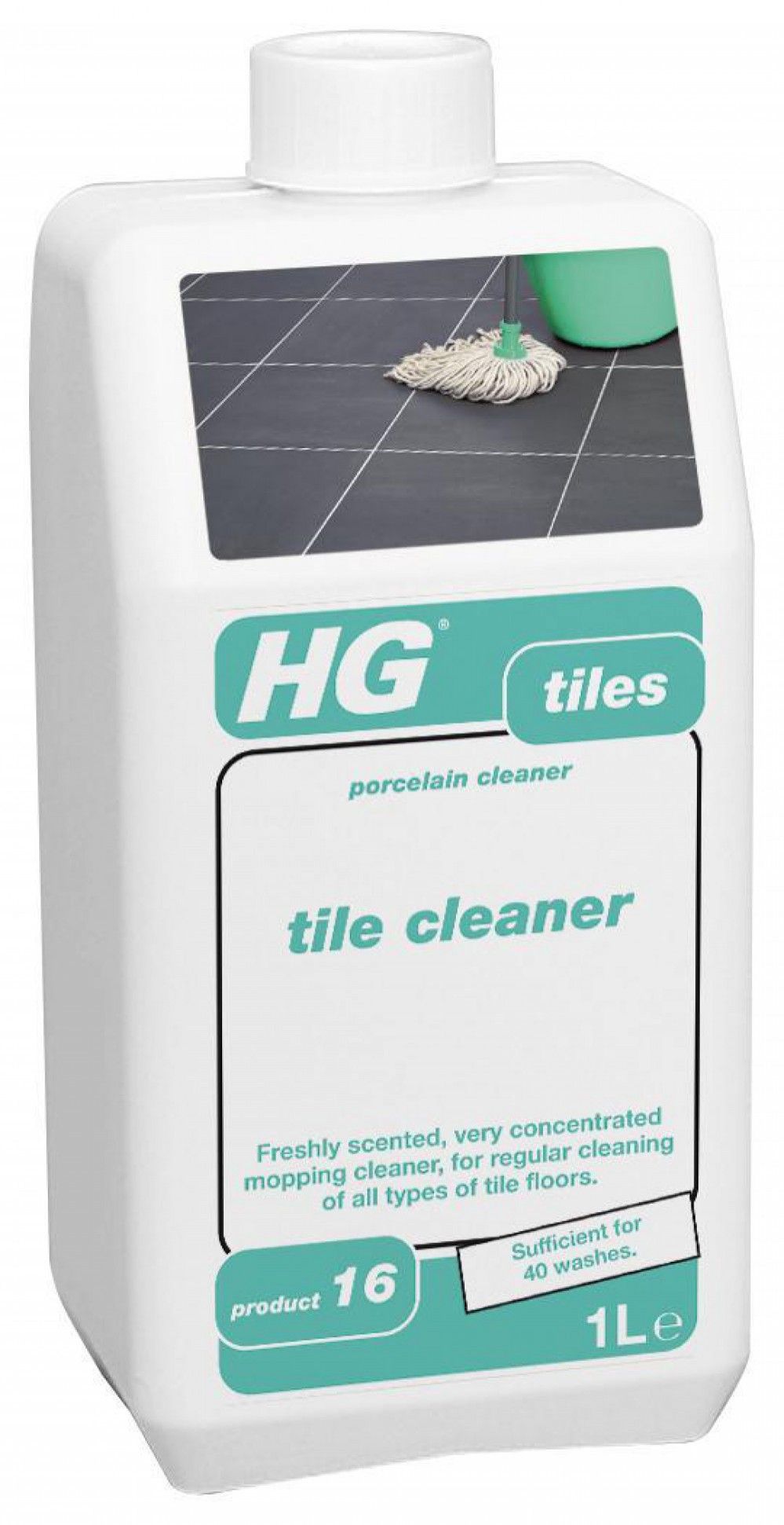 Product image for HG Tiles Porcelain Tile Cleaner 1ltr