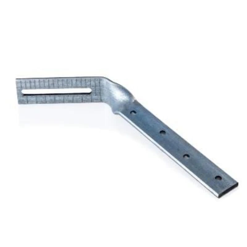 Image of Roofart Twisted Bracket Support Arm x 125mm (Galvanised)