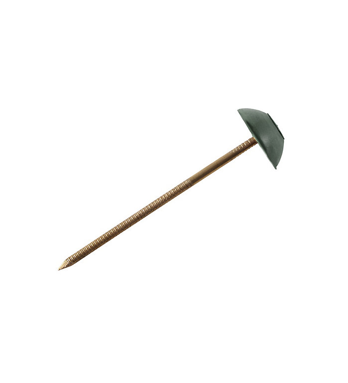 Product image for Corrubit Steel Green Roofing nail & cover cap, (L)0.8cm Pack of 100