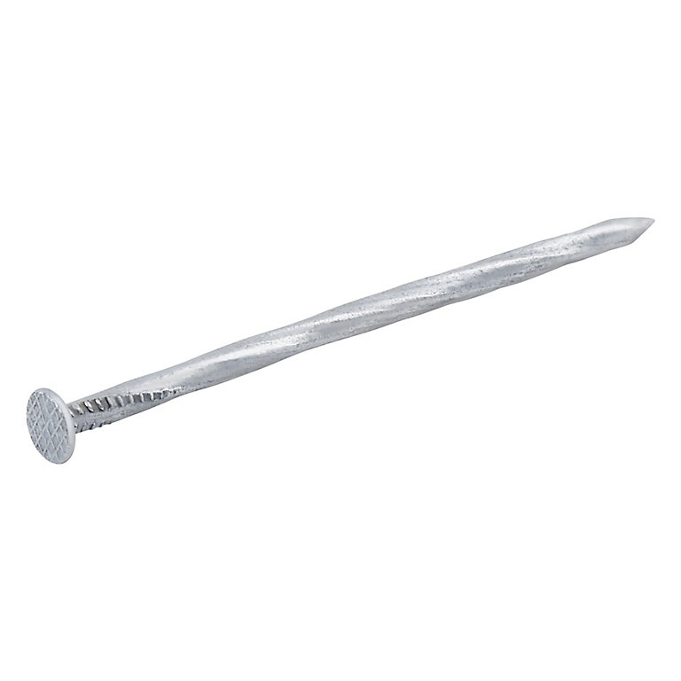 Image of Diall Galvanised Twisted nail (L)70mm (Dia)3.4mm 1kg