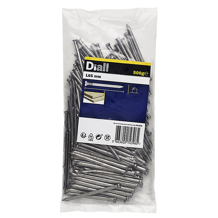 Image of Diall Oval nail (L)65mm 500g