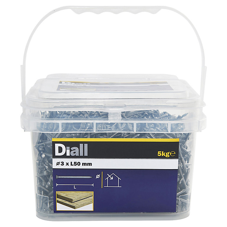 Product image for Diall Lost head nail (L)50mm (Dia)3mm 5kg