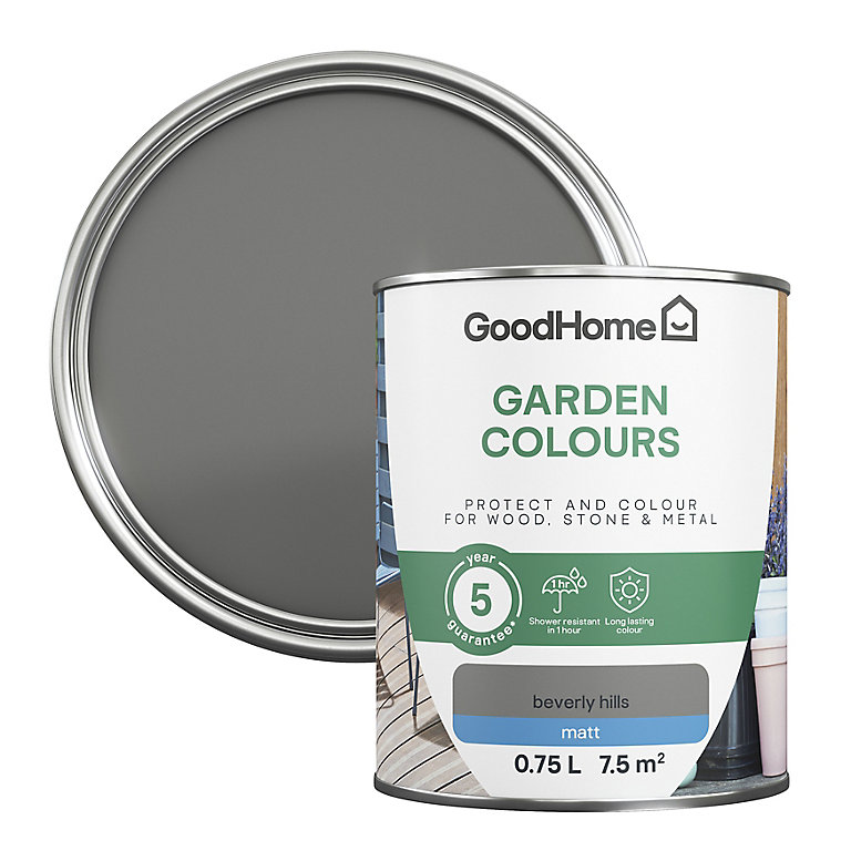 Product image for GoodHome Colour It Beverly Hills Matt Multi-surface paint, 750ml