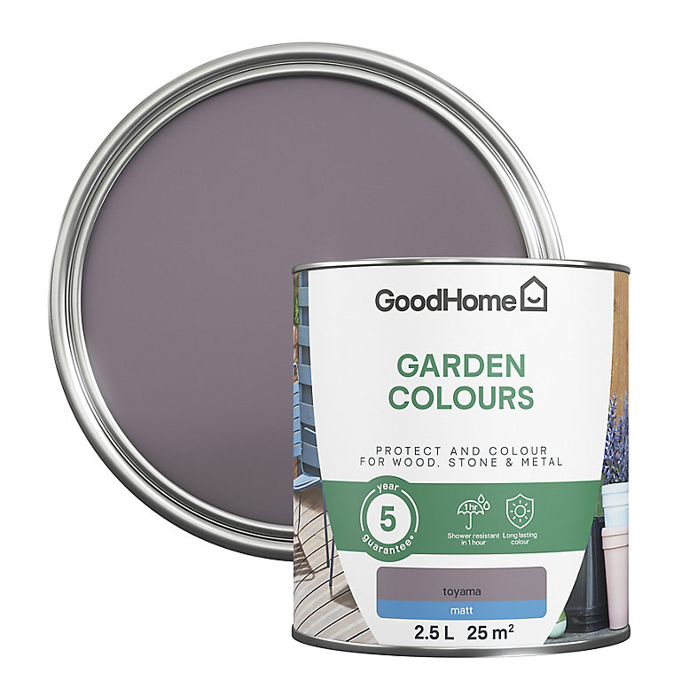 Product image for GoodHome Colour It Toyama Matt Multi-surface paint, 2.5L