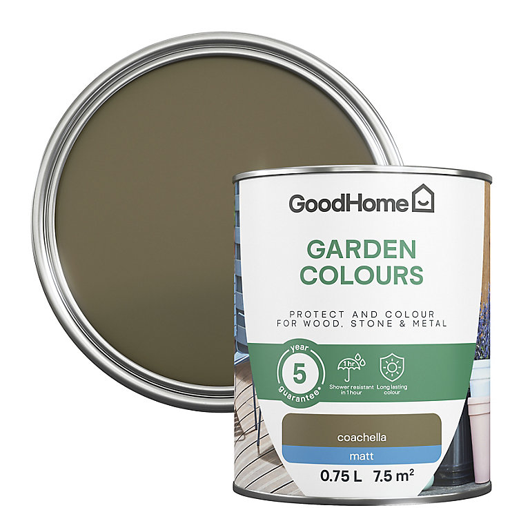 Image of GoodHome Colour It Coachella Matt Multi-surface paint, 750ml
