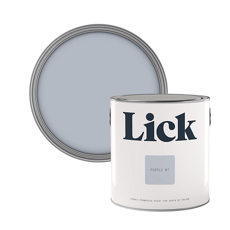 Image of Lick Purple 07 Eggshell Emulsion paint, 2.5L