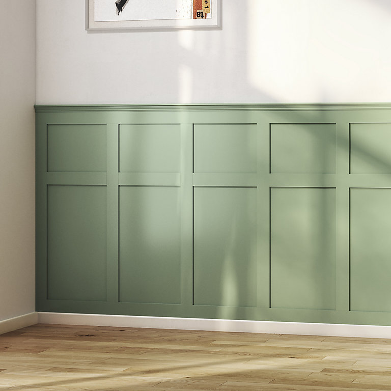 Product image for Cheshire Mouldings MDF Shaker Wall panelling kit (H)2400mm (W)63mm (T)9mm