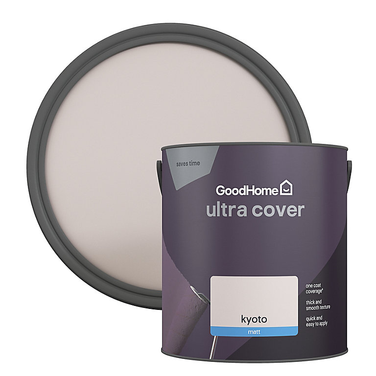 Image of GoodHome Ultra Cover Kyoto Matt Emulsion paint, 2.5L