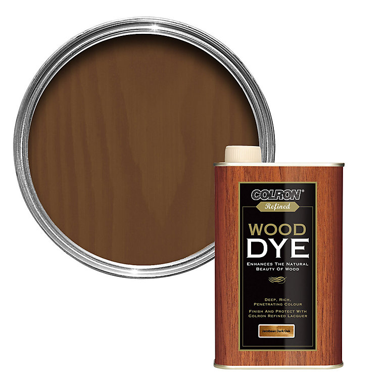 Product image for Colron Refined Jacobean dark oak Wood dye, 250ml