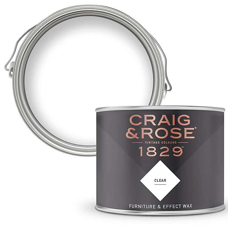 Image of Craig & Rose Clear Matt Furniture Wax Finishing wax, 0.5L