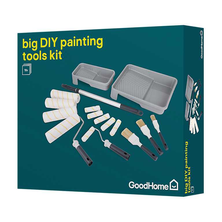 Image of GoodHome Big box Decorating set, 18 pieces