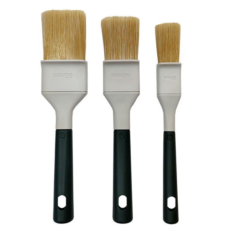 Image of GoodHome Fine filament tip Paint brush, Set of 3
