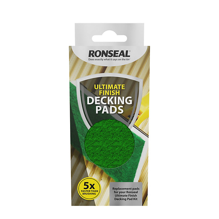 Image of Ronseal Ultimate finish Decking paint pad refill, Set of 2