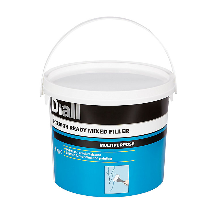 Product image for Diall White Ready mixed Filler, 5kg