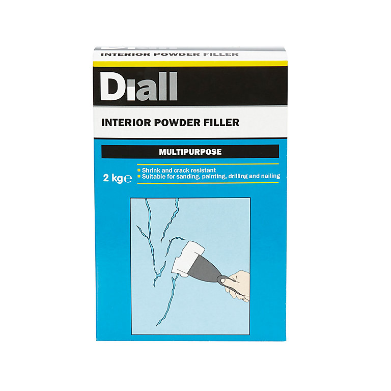 Product image for Diall White Filler, 2kg