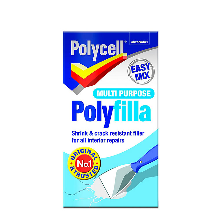 Product image for Polycell White Powder Filler, 0.5kg