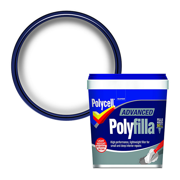 Product image for Polycell White Ready mixed Powder Filler, 0.45kg