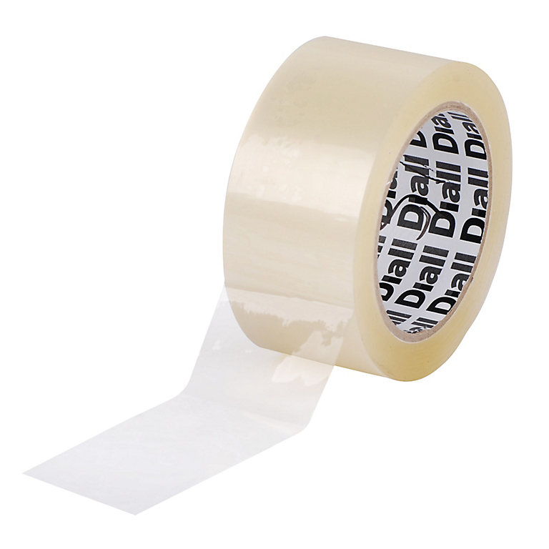 Image of Diall Clear Packing Tape (L)100m (W)50mm