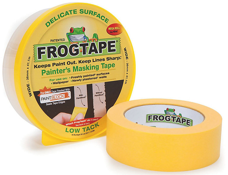 Product image for Frogtape Yellow Masking Tape (L)41.1m (W)36mm