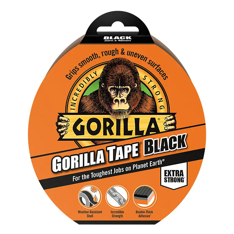 Product image for Gorilla Black Duct Tape (L)32m (W)48mm