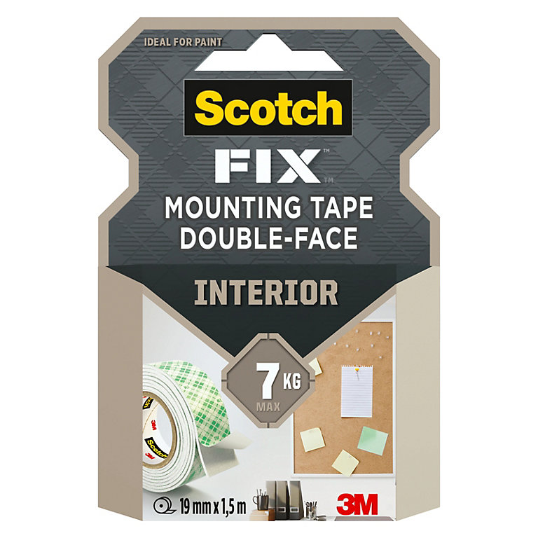 Image of 3M Scotch-Fix Interior Green Mounting Tape (L)1.5m (W)19mm