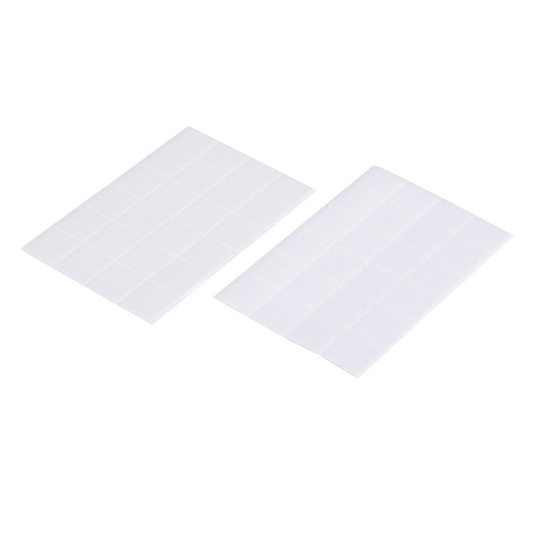 Image of Diall Nylon White Hook & loop Tape (L)0.03m (W)25mm, Pack of 24