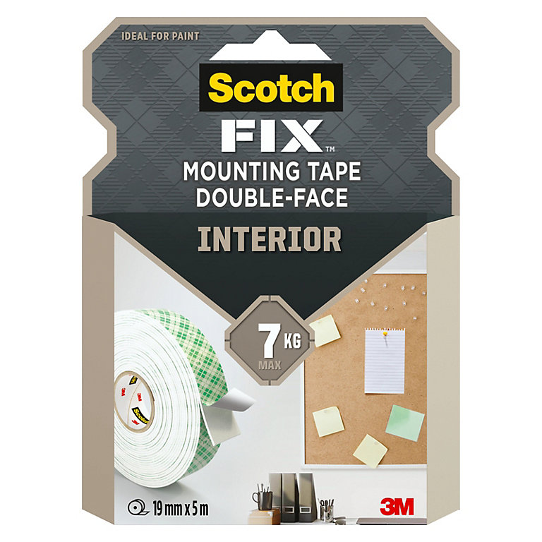 Image of 3M Scotch-Fix Interior Green Mounting Tape (L)5m (W)19mm