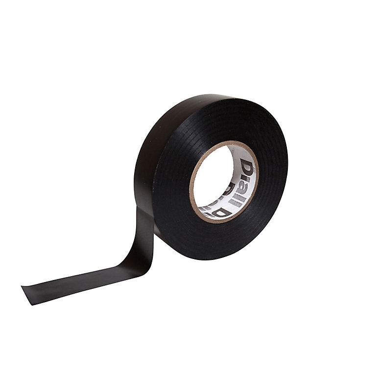 Product image for Diall Black Electrical Tape (L)33m (W)19mm