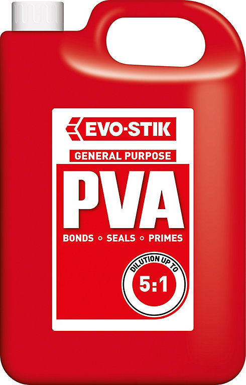 Product image for Evo-Stik Multi-purpose PVA adhesive 5L
