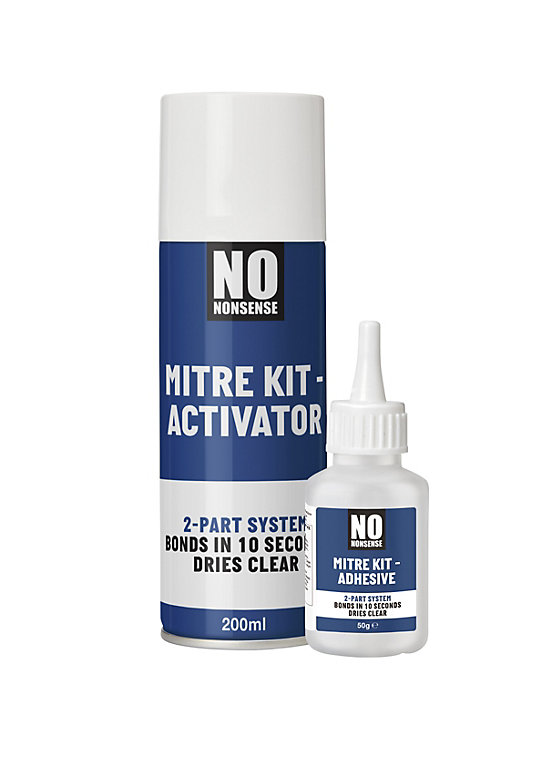 Image of No Nonsense Transparent Cyanoacrylate 2-part adhesive 200ml 50g, Set of 2