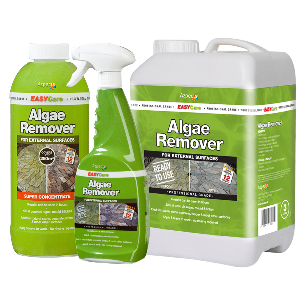 Product image for Azpects Easycare Algae Remover 3ltr