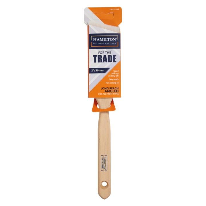 Product image for Hamilton For The Trade Long Handle Angled Brush 2