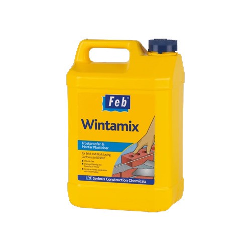 Product image for 5ltr Wintermix Chloride Free Frostproofer & Mortar Plasticiser Feb