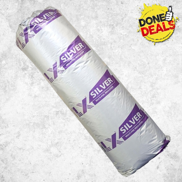 Product image for TLX Silver Multi Foil Insulation 1.2 x 10m