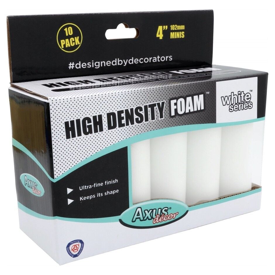 Product image for Rodo (4") 100mm 10 Pack Foam Mini Roller Sleeves