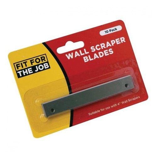 Product image for Rodo Pack Of 10 100mm Blades For Long Handle Wall Scraper