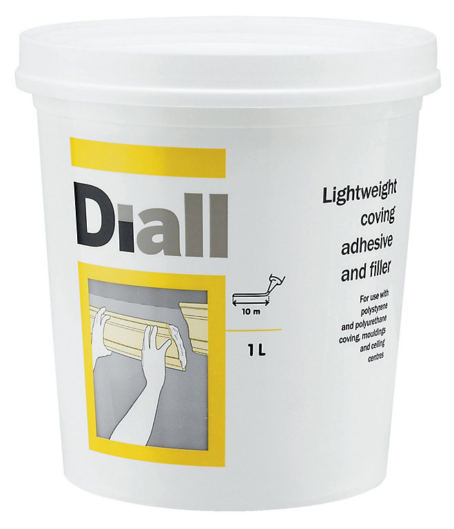 Product image for Diall Solvent-free Coving Adhesive & filler 1L