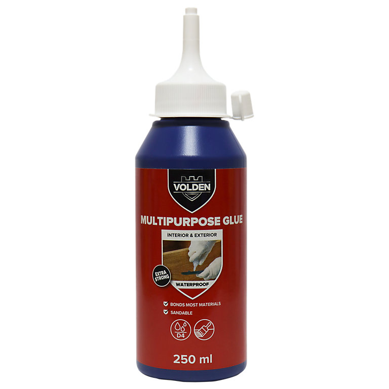 Image of Volden Water resistant Solvent-free Light brown Multi-purpose Glue 250ml 0.25kg