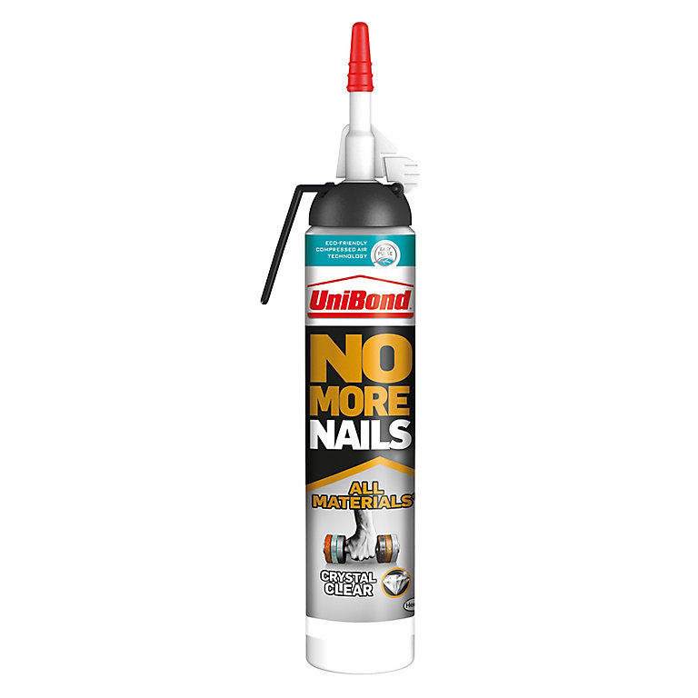Image of UniBond No More Nails Crystal Clear Grab adhesive 210g