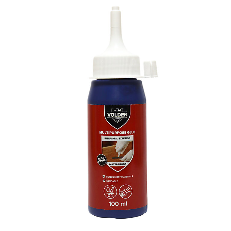 Image of Volden Water resistant Solvent-free Light brown Multi-purpose Glue 100ml 0.1kg