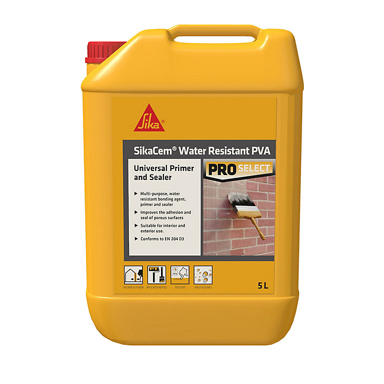 Product image for Sika White PVA primer & sealer 5L